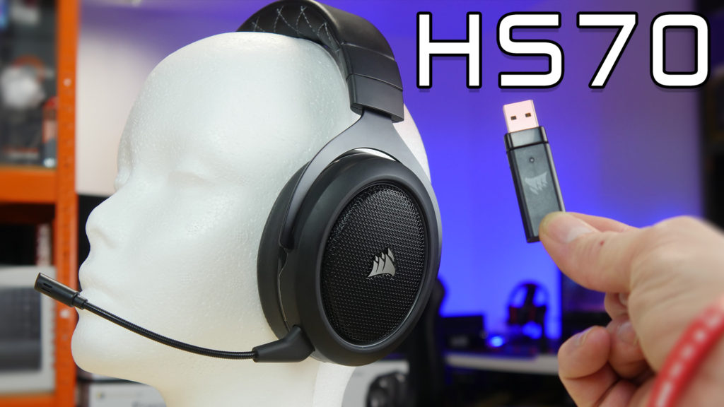CORSAIR HS70 bezprzewodowe słuchawki dla gracza test recenzja prezentacja opinie cena VBT VideoBlogTech