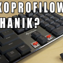 Test Sharkoon PureWriter TKL Red Switch – nisko-profilowy mechanik?
