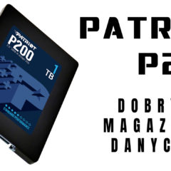 Patriot P200 – budżetowe dyski ssd – test