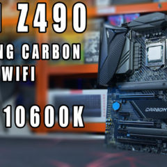 MSI Z490 Gaming Carbon WiFi test płyty głównej z Intel i5-10600K