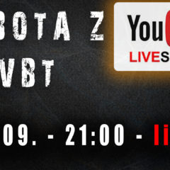 Sobota z VBT – Q&A – 05.09 od 21:00 – Live