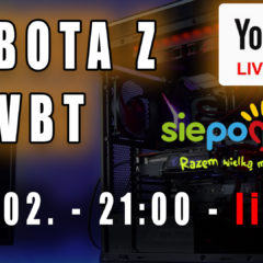 Sobota z VBT – Live! + Q&A – zbiórka charytatywna na serce dla Ingi – 20.02 od 21:00