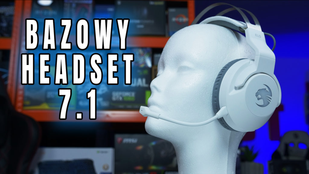 Bazowy, podstawowy czyli jak na opcje - tani - zestaw słuchawkowy od firmy Roccat - ELO 7.1 AiR - bezprzewodowe słuchawki z wirtualnym 7.1 w teście.  #roccat #eloAir #test #recenzja #headset #słuchawki #gamingowe #vbt #videoblogtech #morele