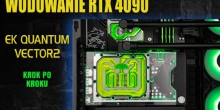 Montaż bloku wodnego EK Quantum Vector2 na RTX 4090 Gaming OC