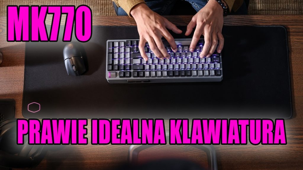 Recenzja hybrydowej klawiatury mechanicznej Cooler Master MK770 - nie ma ideałów ale ta jest blisko , bardzo blisko tego, gdyby nie jedna wada...   #coolermaster #mk770 #recenzja #test #klawiatura #hybrydowa #mechaniczna #hotswap #cena #czywarto #vbt #vbtpc #morelenet