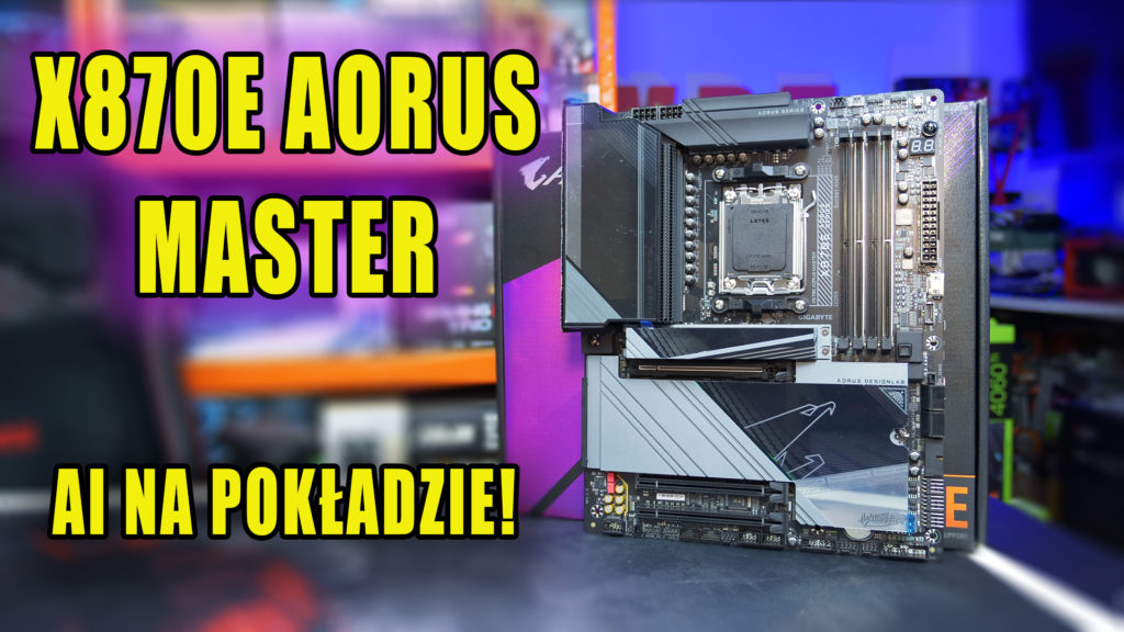 Nowy chipset - stary socket, czyli X870E ale wzbogacony o nowe funkcje oraz sztuczną inteligencję. Zapraszam na recenzję X870E Aorus Master.   #x870e #Aorus #recenzja #test #ai #różnice #nowości #cododali #vrm #sekcja #temp #wydajność #wykonanie #vbt #vbtpc #morelenet