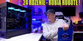 Stacja robocza – Threadripper 24 rdzenie 48 wątków – budowa i omówienie.