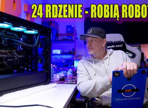 Stacja robocza – Threadripper 24 rdzenie 48 wątków – budowa i omówienie.