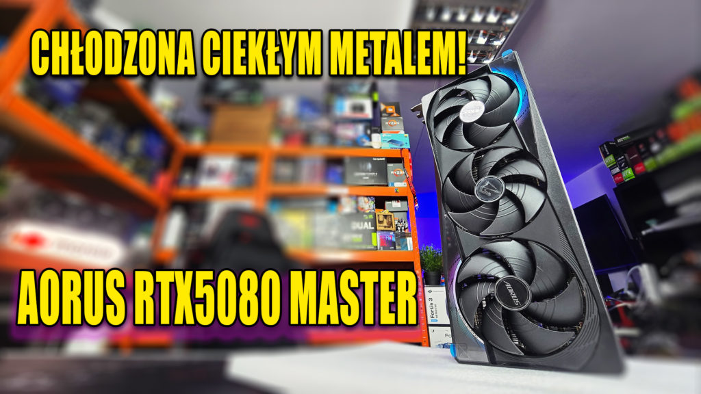 Dzisiaj rodzynek, bo słabo dostępny, ale głownie dlatego że ta karta graficzna czyli Aorus RTX5080 Master zamiast pasty termoprzewodzącej na rdzeniu, ma położony przez producenta ciekły metal! Zobaczmy jakie ma temperatury, jak się podkręca i jaka jest jej wydajność.    #aorus #rtx5080 #test #recenzja #temperatury #cieklyMetal #chlodzenie #podkrecanie #vbt #vbtpc #morelenet