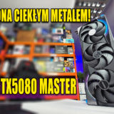 AORUS RTX5080 MASTER 16G – karta chłodzona ciekłym metalem – TEST