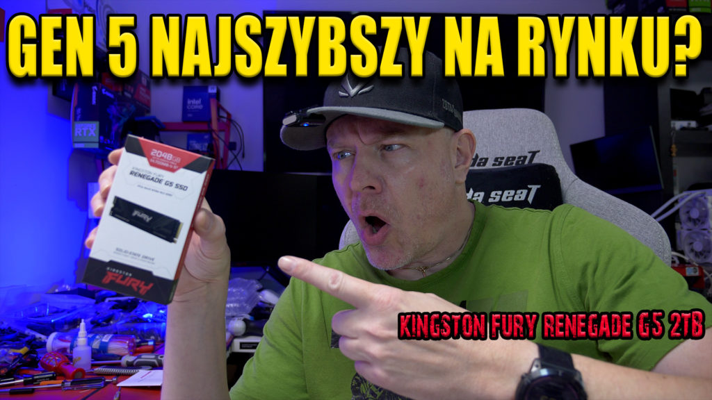 Kingston wprowadzając dysk ssd NVme Gen5 - Fury Renegade G5 chwalił się, że jest to najszybszy dysk Gen5 na rynku. Trochę racji ma ale nie do końca. Diabeł jak zwykle tkwi w szczegółach :) Zapraszam na test i recenzję tego potencjalnie najszybszego dysku M2 Gen5 na rynku.  #renegade #fury #gen5 #g5 #kingston #ssd #nvme #dysk #szybki #test #recenzja #cena #vbt #vbtpc #morelenet