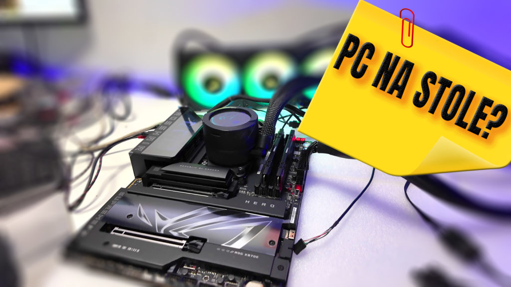 Trochę niecodziennie i trochę inaczej czyli komputer na stole, całkowicie bez obudowy :)  #pc #komputer #montaż #testy #konfiguracja #składanie #krakó #serwis #vbtpc #morelenet