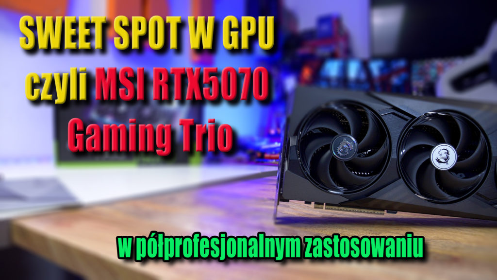  Jaka karta do pracy? Temat rzeka, więc aby rozwiać wątpliwości i pokazać moc obliczeniową karty za ponad 2000zł jaką jest MSI RTX5070 Gaming Trio - zapraszam na doświadczenie w którym zmienię się w kogoś zupełnie innego :)    #RTX5070 #praca #Ai #MSIGamingTrio #cuda #nvidia #vbt #vbtpc #morelenet #nietylkodogrania