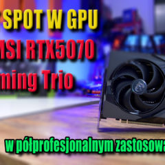 Czy RTX5070 Nadaje się do pracy? Sprawdzam ją z Ai