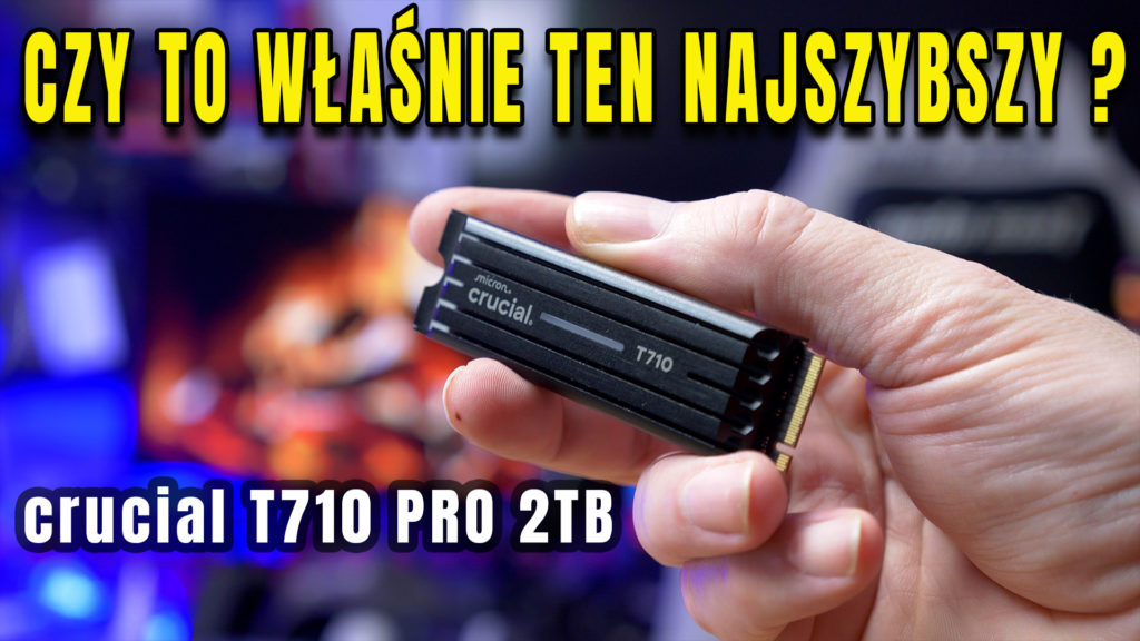 Crucial ostatnio na tapecie, więc postanowiłem sprawdzić ich najnowszy i wg nich - najszybszy dysk Gern5 na świecie, oparty o nowiutki kontroler Silicon Motion. Przekonajmy się, czy warto w niego zainwestować swoje pieniądze.  #CrucialT710 #Gen5 #test #recenzja #vbt #vbtpc #morelenet #ssd #dyskSSD #szybki 