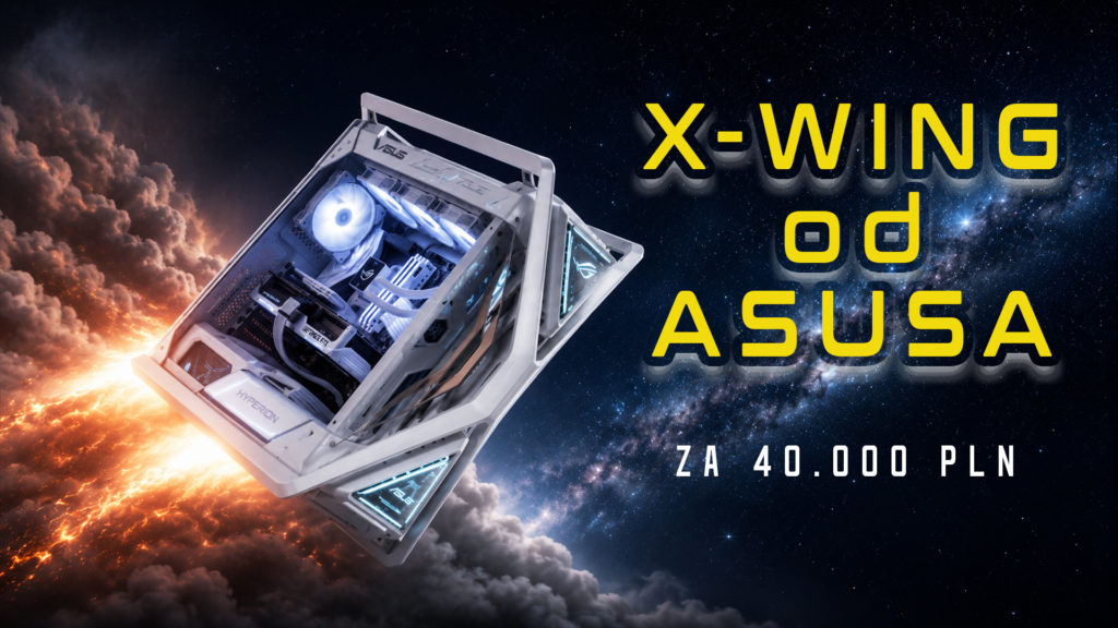 Potężny gamingowy komputer w kosmicznej obudowie Asusa - rodem z Wojen Gwiezdnych. Zapraszam na opowieść i prezentację.  #Asus #Hyperion #StarWars #xwing #komputer #gamingowy #pc #montaż #serwis #kraków #vbt #vbtpc #morelenet