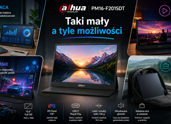Monitor przenośny z dotykiem i matrycą IPS – Dahua PM16-F201SDT – recenzja i test