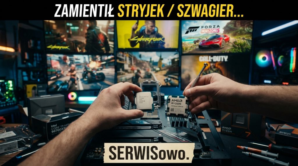 Serwisowy materiał mam dla Was. jak Szwagier Szwagra uszczęśliwia i siebie przy okazji :) Zapraszam. #serwisPc #modernizacjaPC #kraków #vbt #vbtpc #morelenet